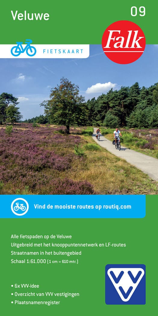 Carte cycliste n° 09 - Veluwe (Pays-Bas) | Falk carte cycliste Falk 