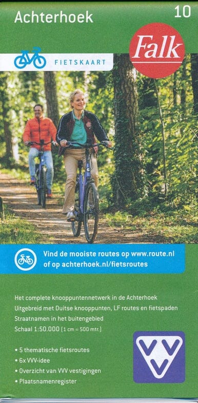 Carte cycliste n° 10 - Achterhoek (Pays-Bas) | Falk carte cycliste Falk Default Title
