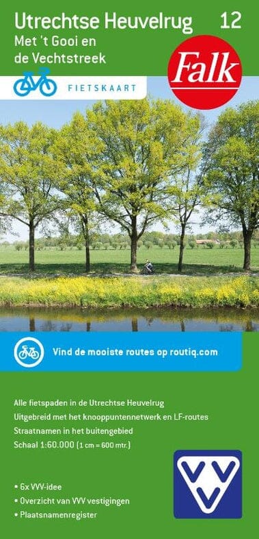 Carte cycliste n° 12 - Utrechtse Heuvelrug (Pays-Bas) | Falk carte cycliste Falk Default Title