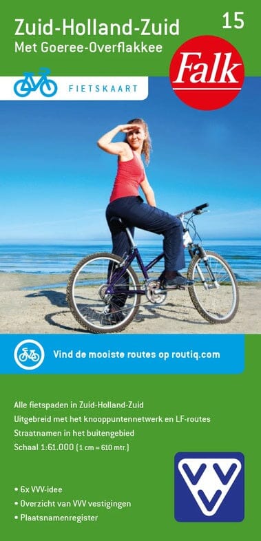 Carte cycliste n° 15 - Zuid-Holland Zuid (Pays-Bas) | Falk carte cycliste Falk Default Title