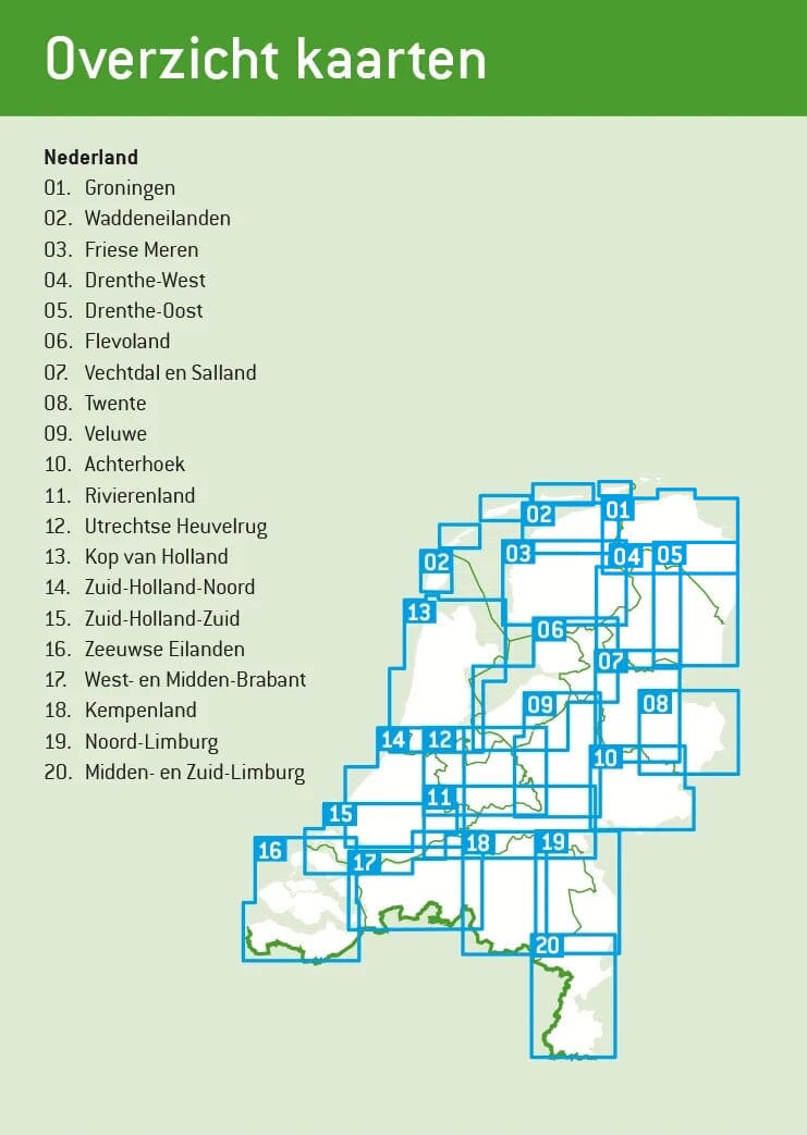 Carte cycliste n° 20 - Midden & Zuid-Limburg (Pays-Bas) | Falk carte cycliste Falk 