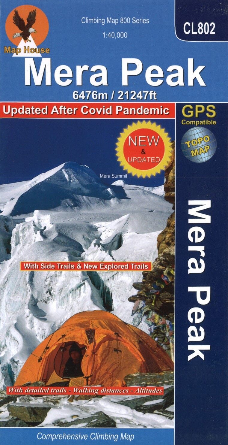 Carte d’ascension du Mera Peak (CL802) | Himalayan MapHouse carte de randonnée Himalayan MapHouse 