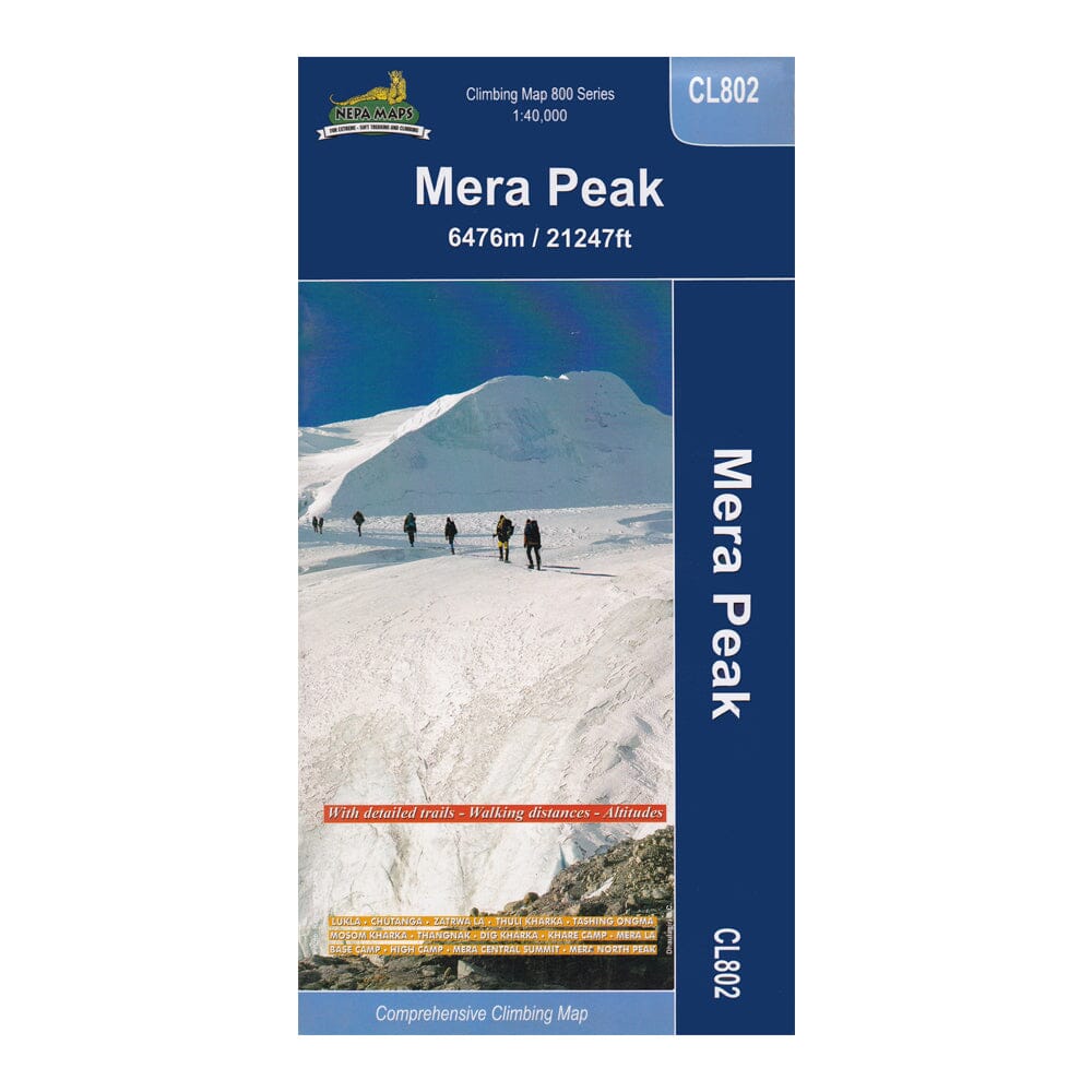 Carte d'ascension du Mera Peak (CL802) | Himalayan MapHouse carte de randonnée Himalayan MapHouse