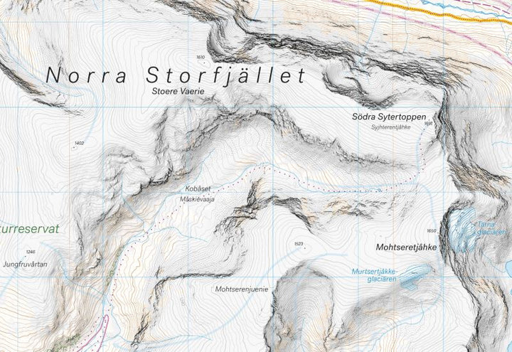 Carte de haute montagne - Hemavan (Suède) | Calazo carte pliée Calazo 
