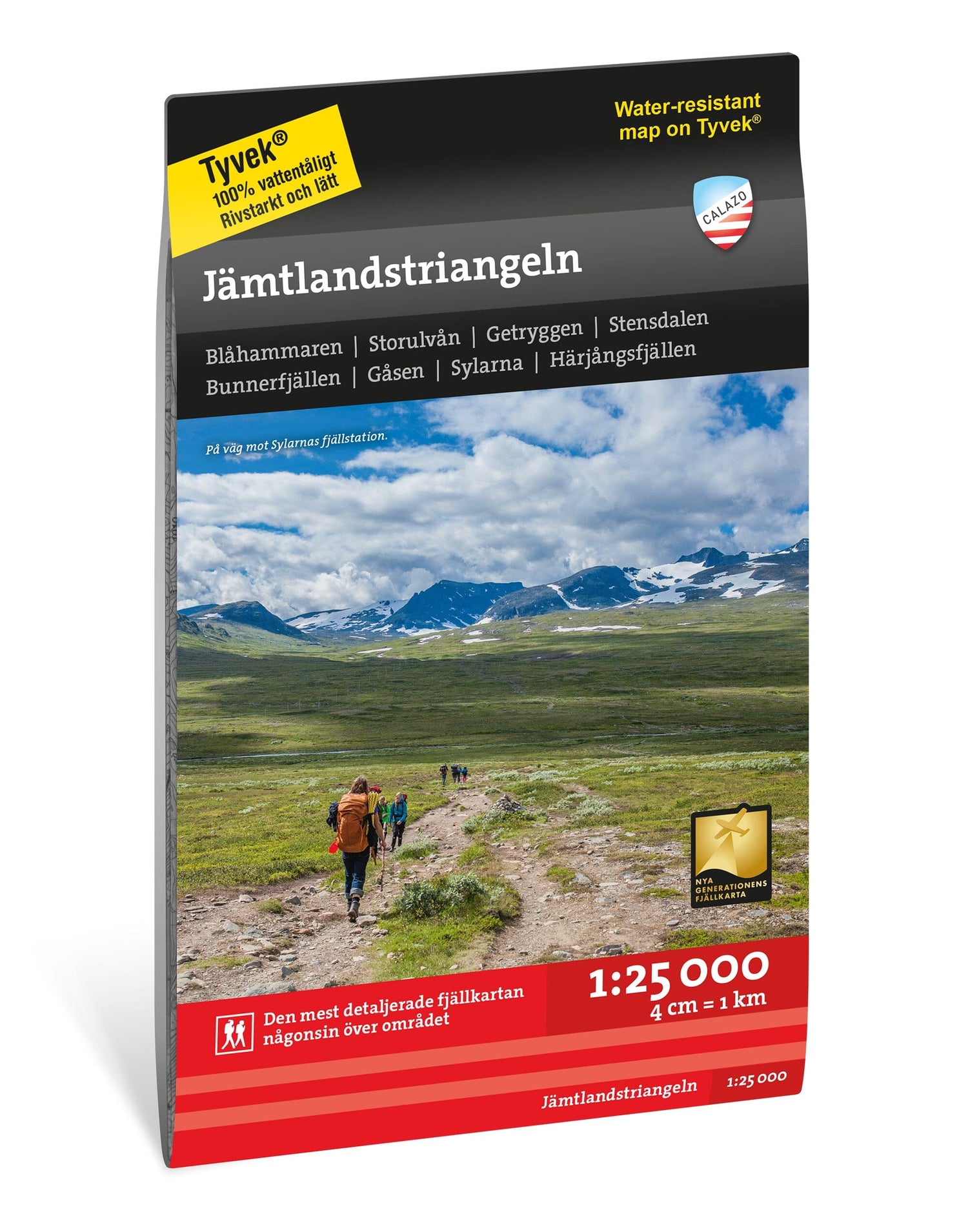Carte de haute montagne - Jämtlandstriangeln (Suède) | Calazo carte de randonnée Calazo Default Title