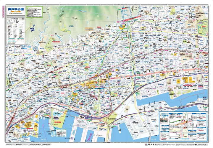 Carte de la ville de Kobé | Mapple plan de ville Mapple 