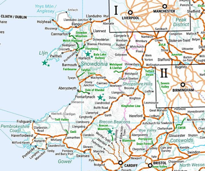 Carte de l'Europe : Voyage en train | Cartotrain carte routière Cartotrain 