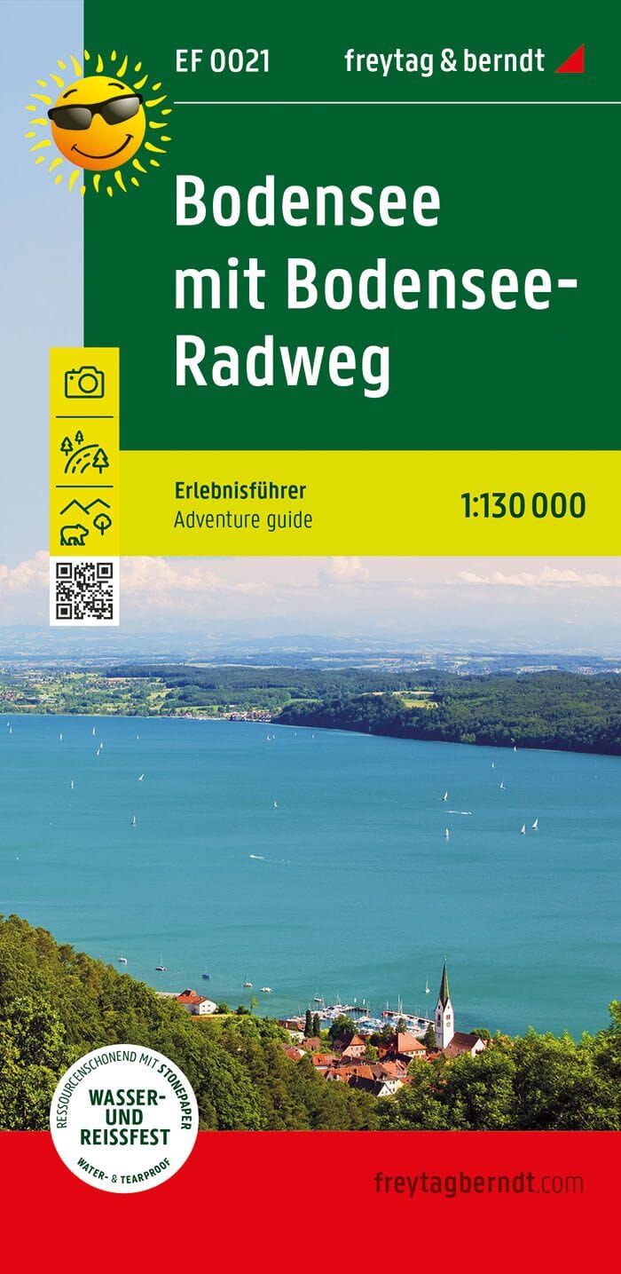 Carte de loisirs - Lac de Constance, avec pistes cyclables | Freytag & Berndt carte pliée Freytag & Berndt 