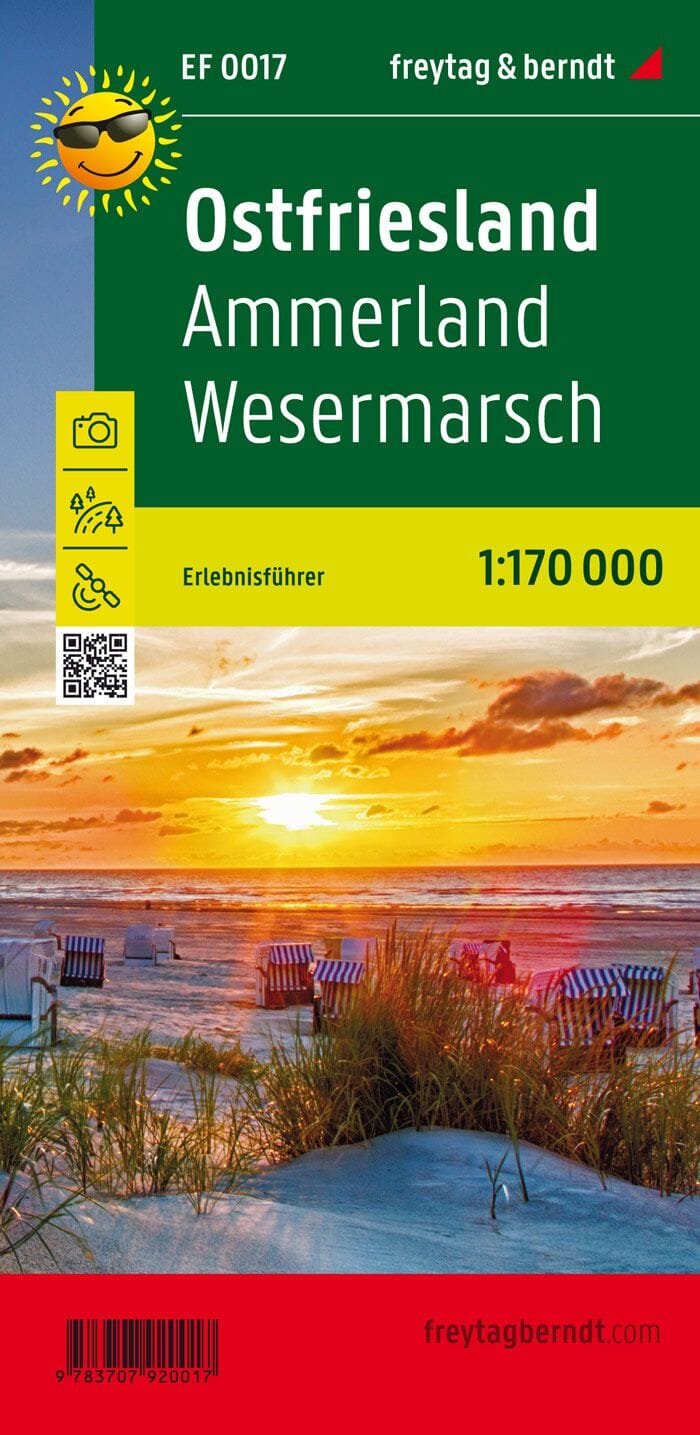 Carte de loisirs - Ostfriesland, Ammerland, Wesermasch | Freytag & Berndt carte routière Freytag & Berndt