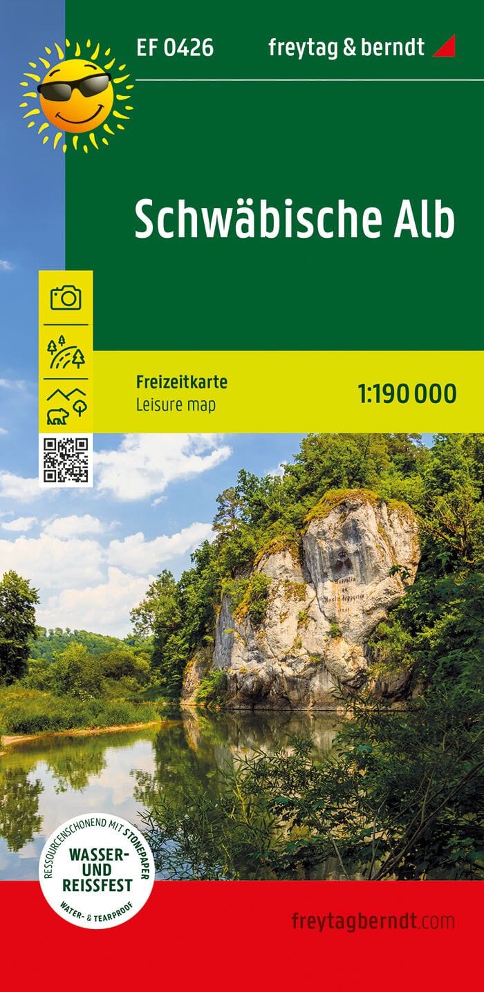 Carte de loisirs - Schwäbische Alb | Freytag & Berndt carte routière Freytag & Berndt