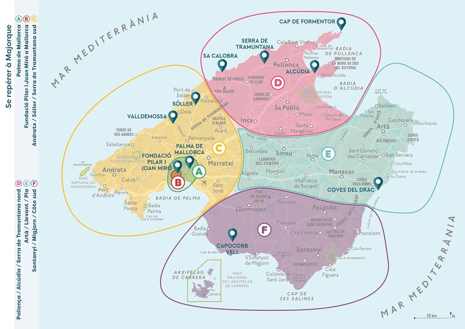 Guide de voyage de poche - Majorque | Cartoville guide de voyage Gallimard