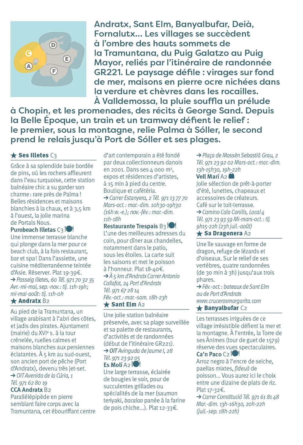 Guide de voyage de poche - Majorque | Cartoville guide de voyage Gallimard