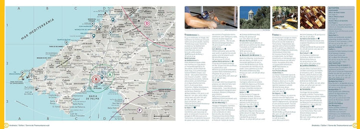 Carte de Majorque | Cartoville carte pliée Gallimard 