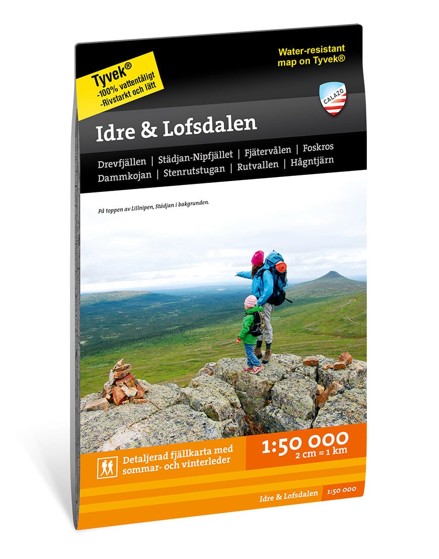 Carte de montagne - Idre & Lofsdalen (Suède) | Calazo - 1/50 000 carte pliée Calazo 