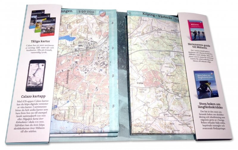 Carte de patinage - Mälaren (Suède) | Calazo carte de randonnée Calazo