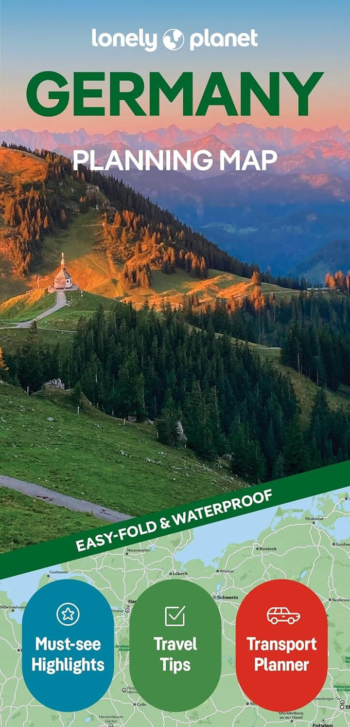 Carte de planification (en anglais) - Germany | Lonely Planet carte routière Lonely Planet EN 
