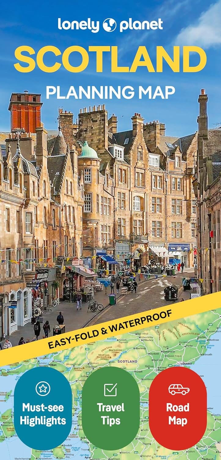 Carte de planification (en anglais) - Scotland | Lonely Planet carte routière Lonely Planet EN