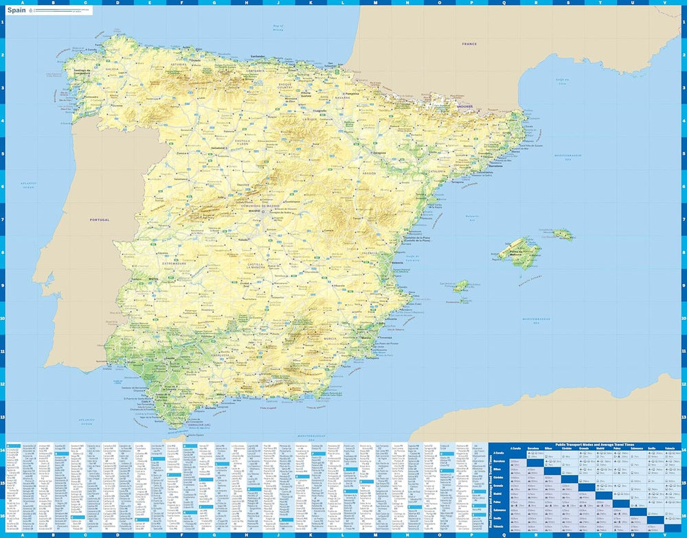 Carte de planification (en anglais) - Spain | Lonely Planet carte pliée Lonely Planet EN 