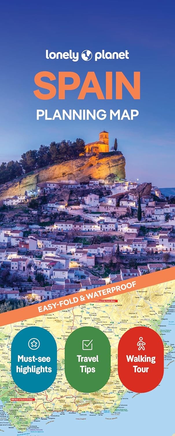 Carte de planification (en anglais) - Spain | Lonely Planet carte pliée Lonely Planet EN 