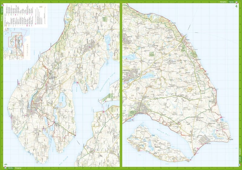 Carte de plein air - Gendarmstien (Danemark) | Calazo carte de randonnée Calazo