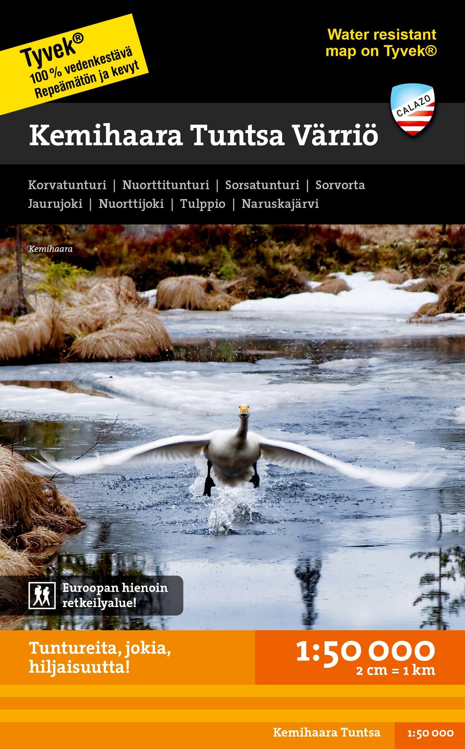 Carte de plein air - Kemihaara Tuntsa Värriö (Finlande) | Calazo carte de randonnée Calazo Default Title