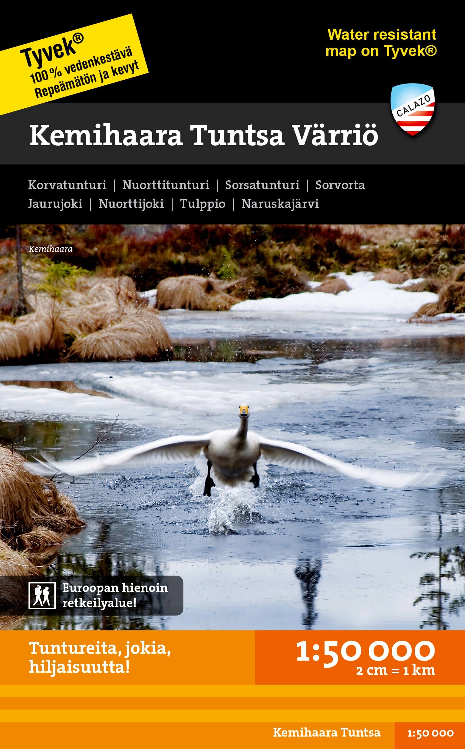 Carte de plein air - Kemihaara Tuntsa Värriö (Finlande) | Calazo carte de randonnée Calazo Default Title