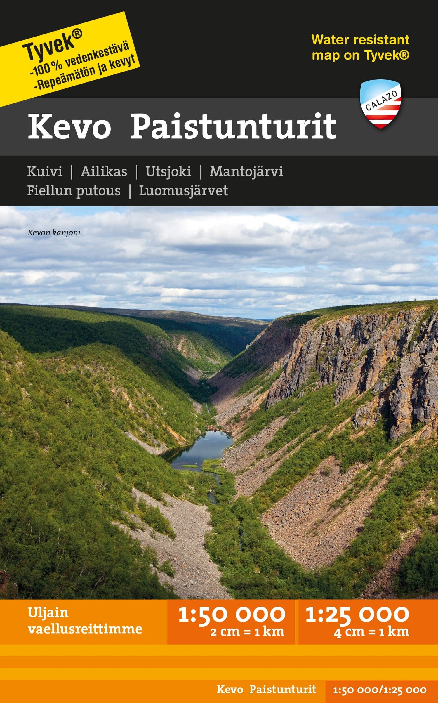 Carte de plein air - Kevo, Kuivi, Paistunturit (Finlande) | Calazo carte de randonnée Calazo Default Title