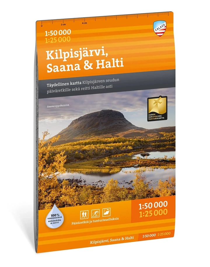 Carte de plein air - Kilpisjärvi, Saana & Halti (Finlande) | Calazo – 1:50 000 carte de randonnée Calazo 