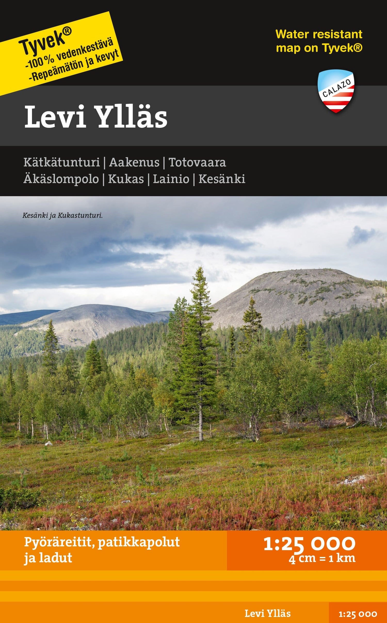 Carte de plein air - Levi Ylläs Aakenus (Finlande) | Calazo carte de randonnée Calazo Default Title