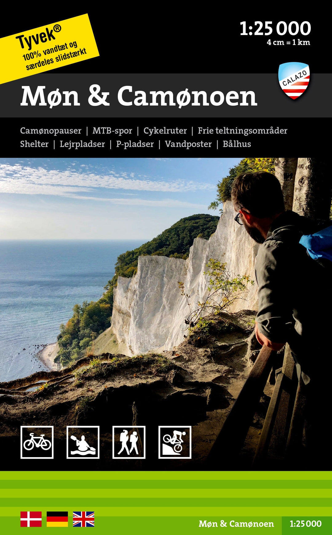 Carte de plein air - Møn & Camønoen (Danemark) | Calazo carte pliée Calazo 