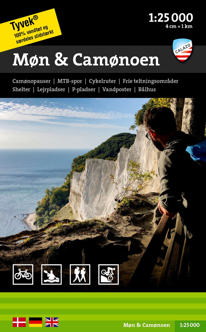 Carte de plein air - Møn & Camønoen (Danemark) | Calazo carte pliée Calazo 
