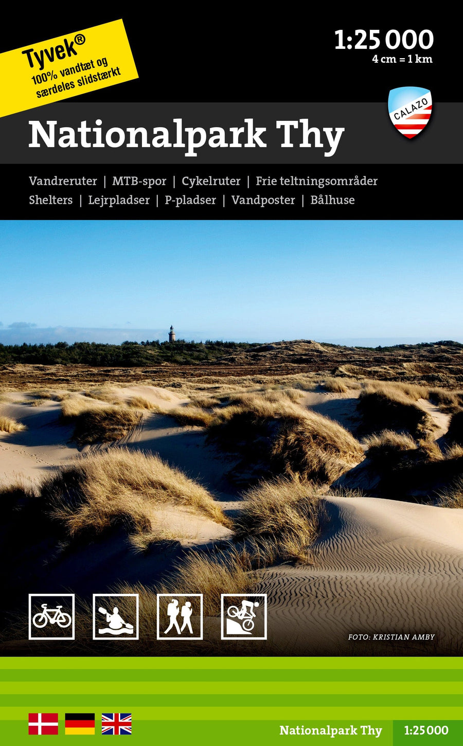 Carte de plein air - Nationalpark Thy (Danemark) | Calazo carte pliée Calazo 