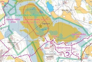 Carte de plein air n° 27 - Teijo Kurjenrahka (Finlande) | Karttakeskus carte de randonnée Karttakeskus