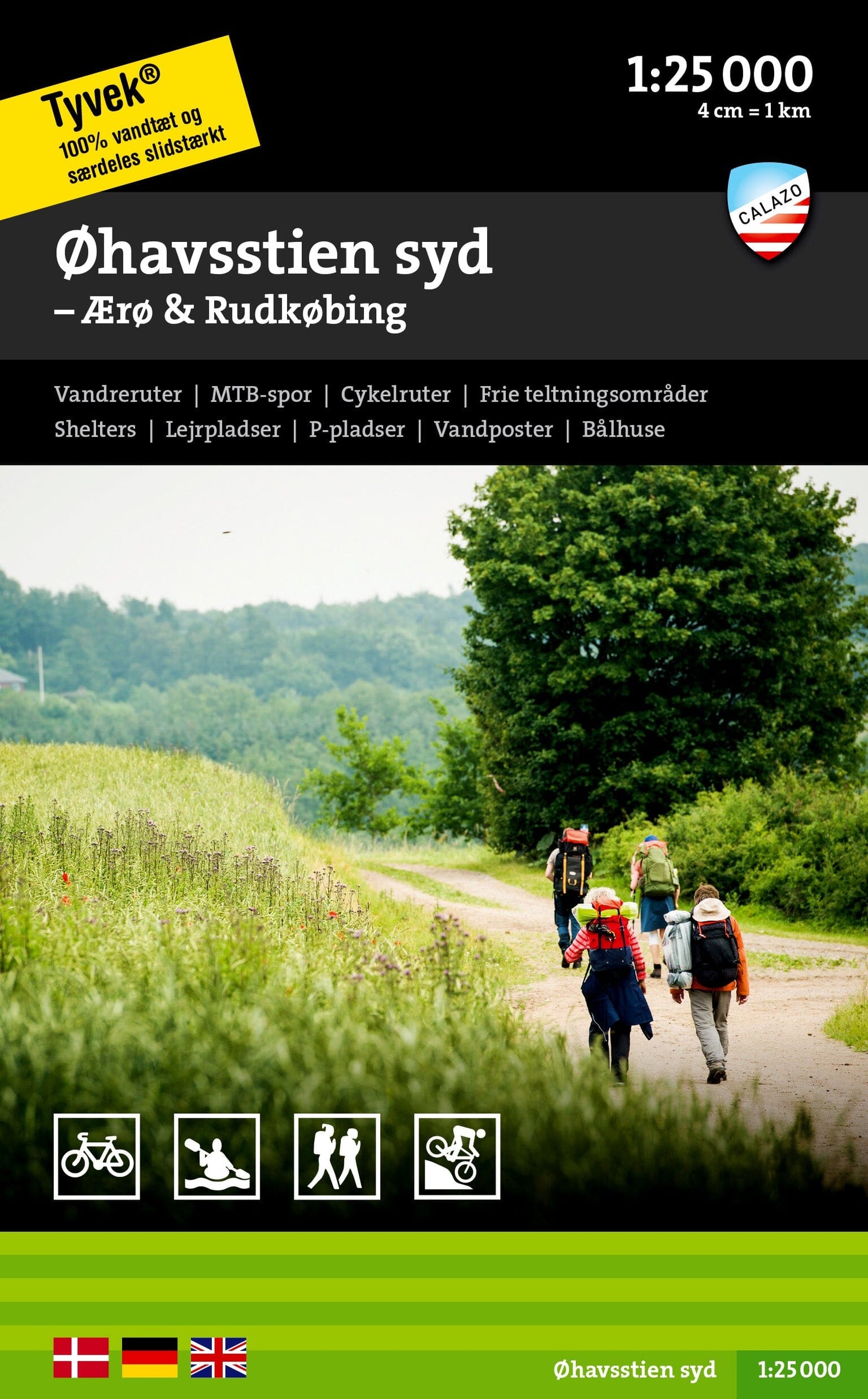 Carte de plein air - Øhavsstien syd - Ærø & Rudkøbing (Danemark) | Calazo carte de randonnée Calazo Default Title