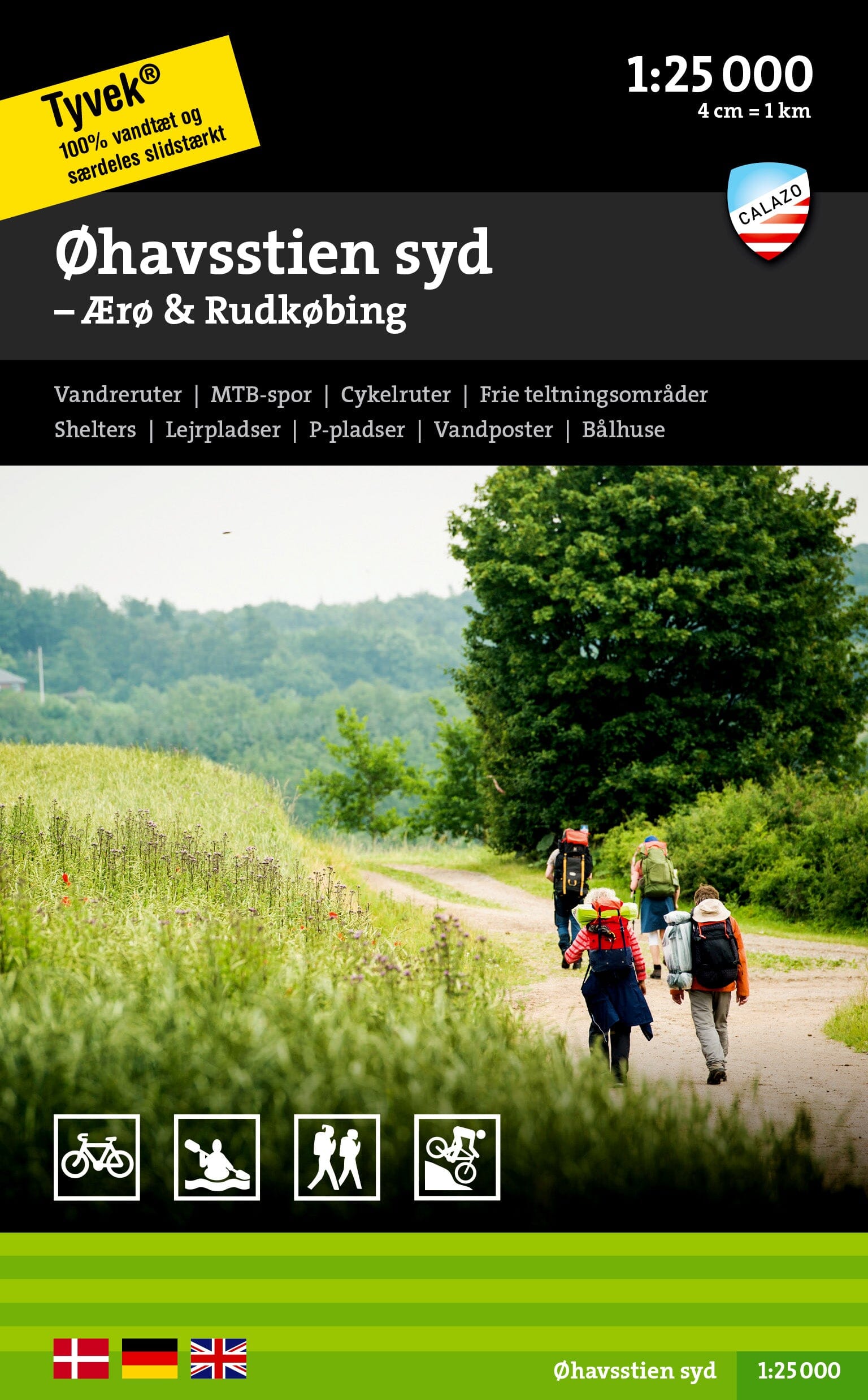 Carte de plein air - Øhavsstien syd - Ærø & Rudkøbing (Danemark) | Calazo carte de randonnée Calazo Default Title