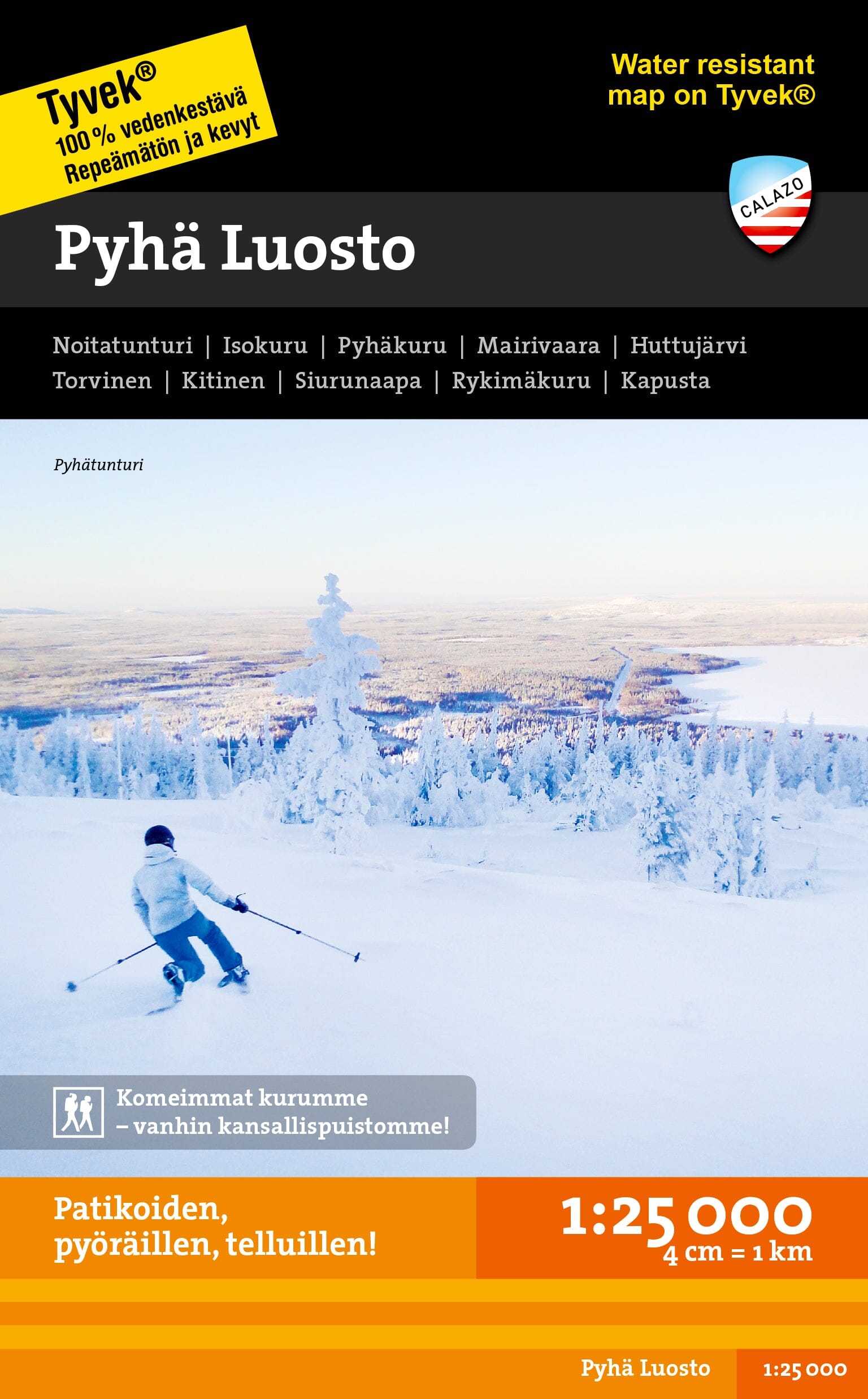 Carte de plein air - Pyhä Luosto (Finlande) | Calazo carte de randonnée Calazo Default Title