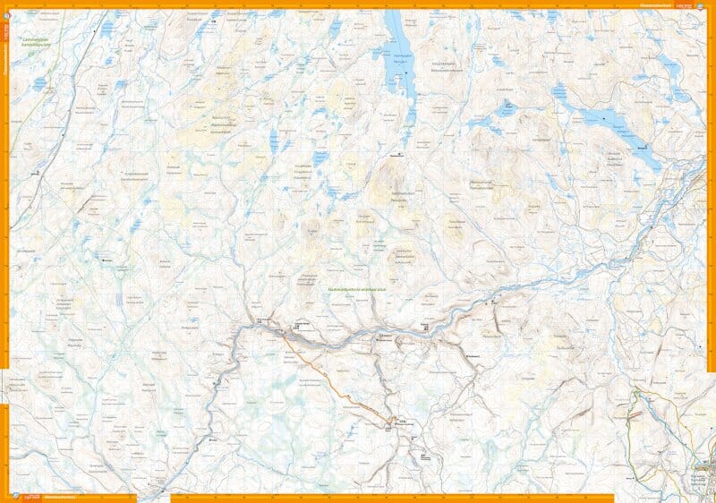 Carte de plein air - Saariselkä & Hammastunturi (Finlande) | Calazo carte de randonnée Calazo