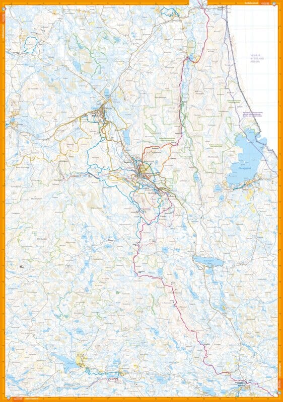 Carte de plein air - Salla & UKK-reitti (Finlande) | Calazo carte de randonnée Calazo