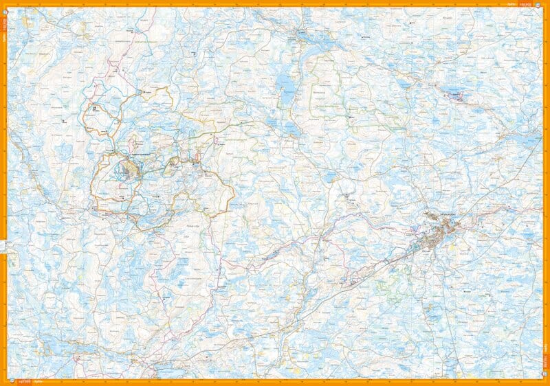 Carte de plein air - Syöte (Finlande) | Calazo carte de randonnée Calazo