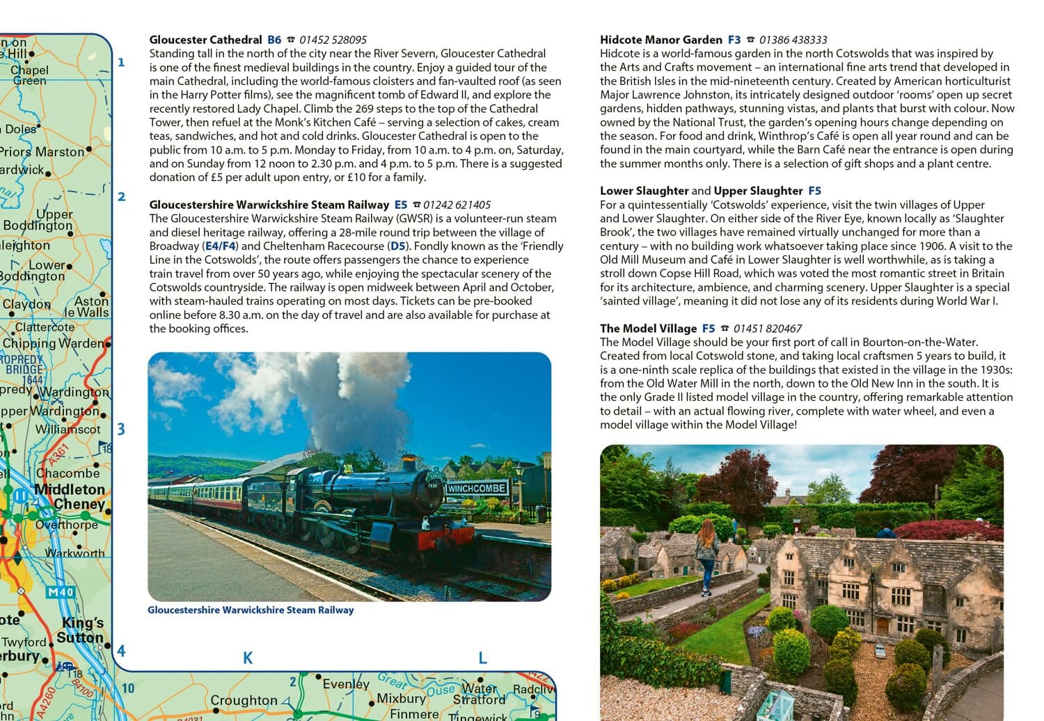 Carte de poche - Cotswolds (Angleterre) | Collins carte routière Collins 