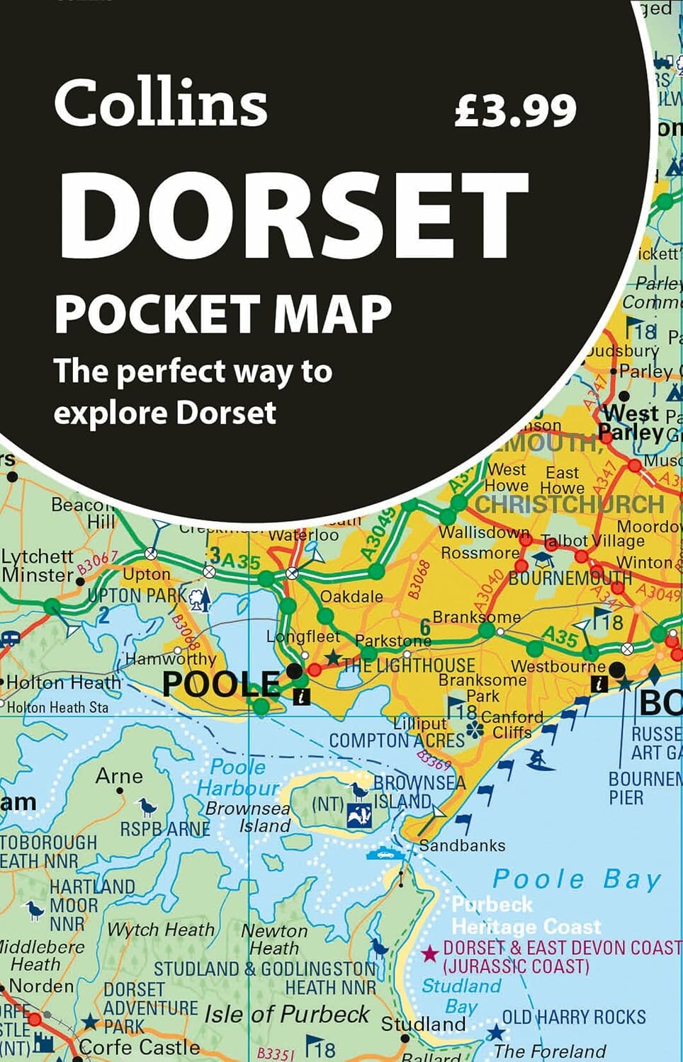 Carte de poche - Dorset (Angleterre) | Collins carte routière Collins 