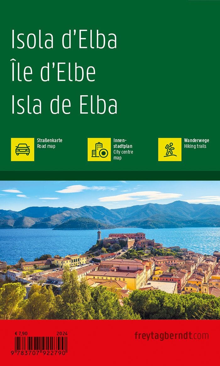 Carte de poche imperméable - Ile d'Elbe | Freytag & Berndt carte routière Freytag & Berndt