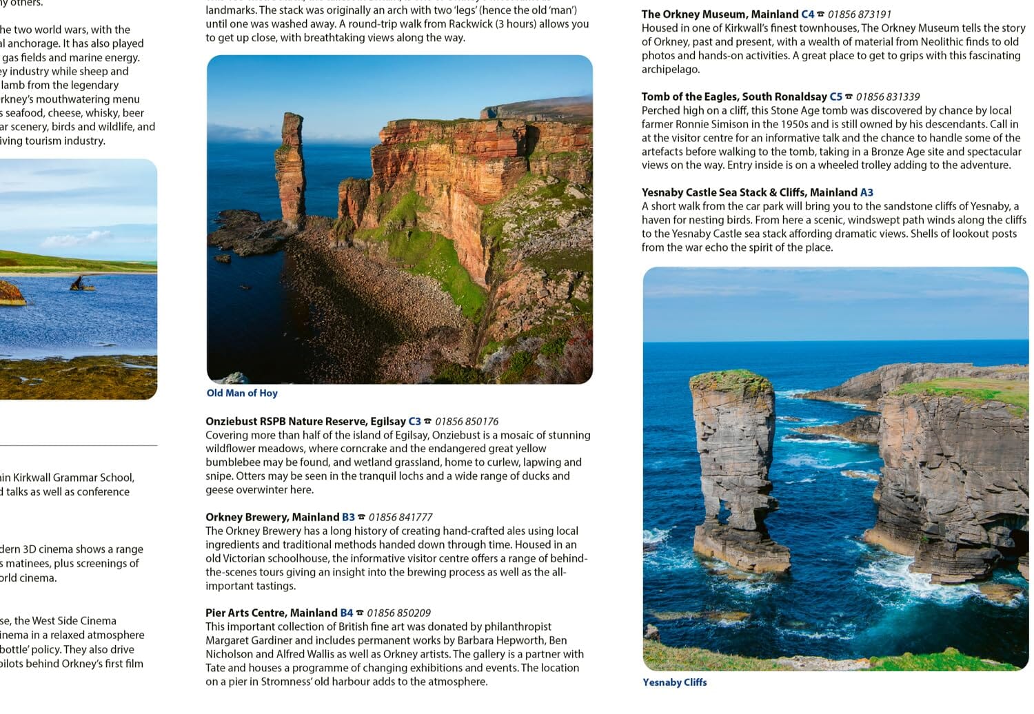 Carte de poche - Orkney (Écosse) | Collins carte routière Collins 