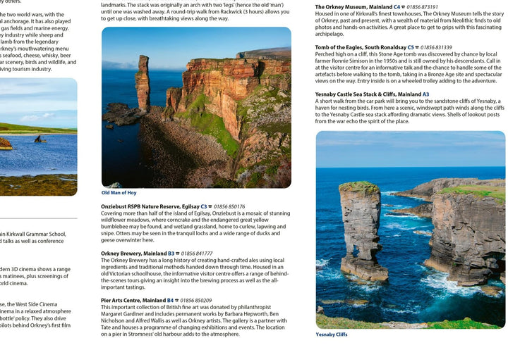 Carte de poche - Orkney (Écosse) | Collins carte routière Collins 