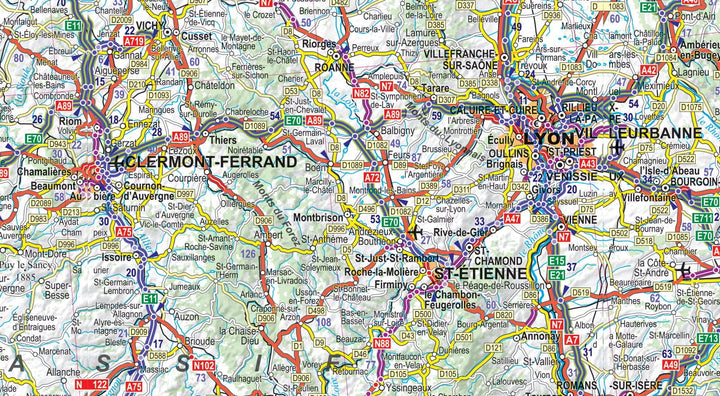 Carte de poche plastifiée - France | Express Map carte pliée Express Map 