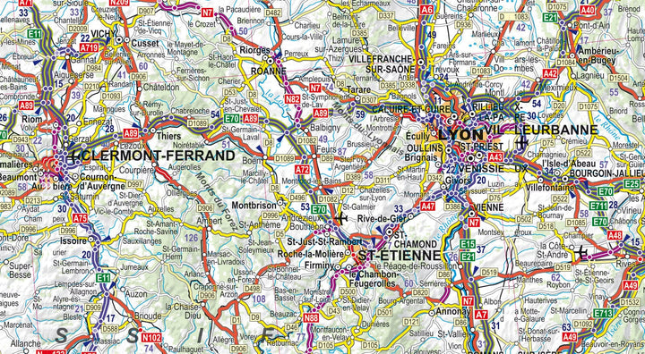 Carte de poche plastifiée - France | Express Map carte routière Express Map 