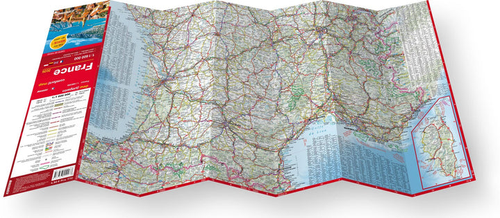 Carte de poche plastifiée - France | Express Map carte routière Express Map 