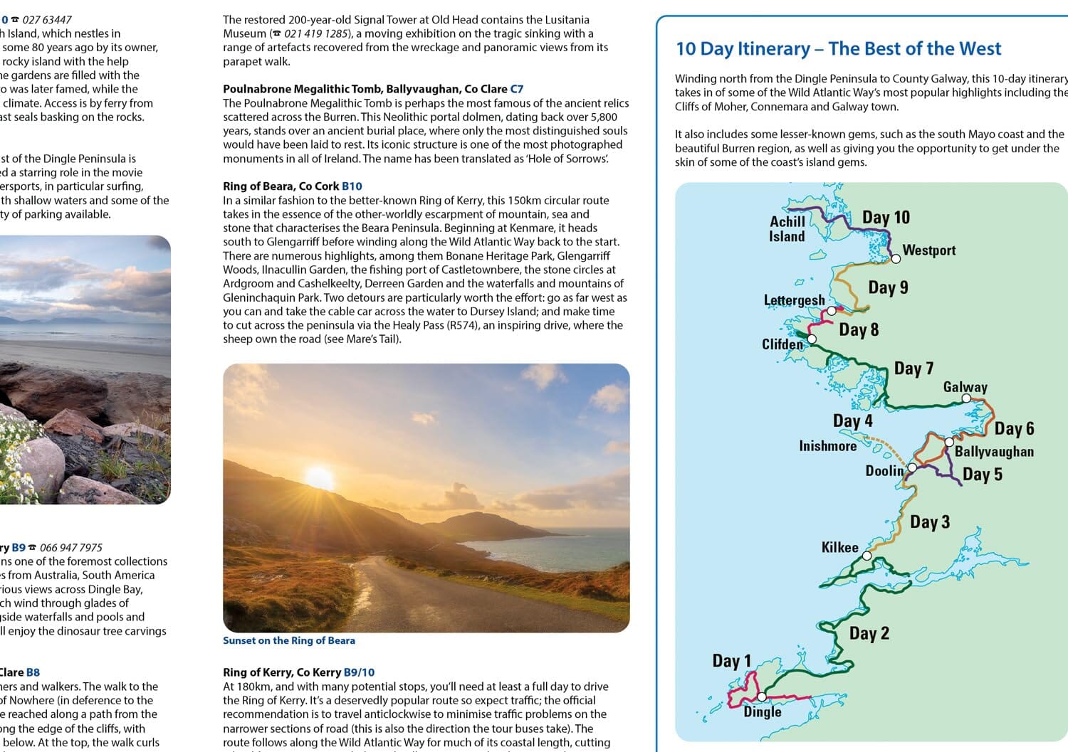 Carte de poche - Wild Atlantic Way | Collins carte routière Collins 