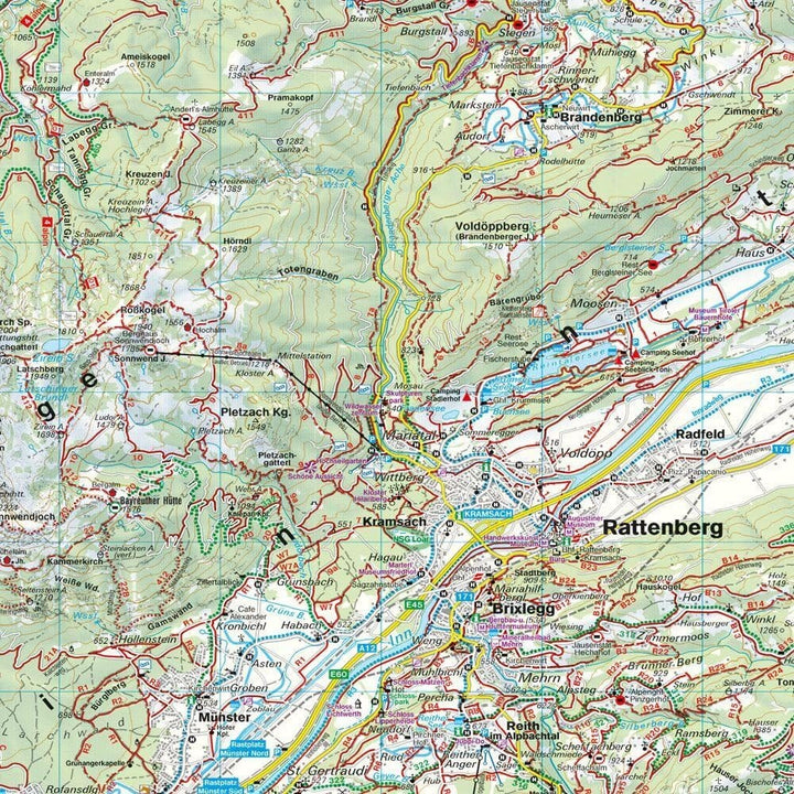 Carte de randonnée - Achensee, Rofan, Unterinntal, n° WK321 | Freytag & Berndt carte de randonnée Freytag & Berndt 