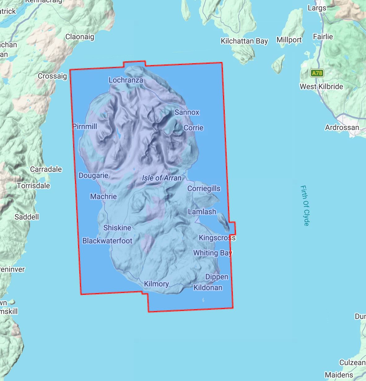 Carte de randonnée - Arran XT40 | Harvey Maps - Ultramap carte de randonnée Harvey Maps 